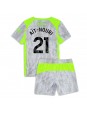 Billige Manchester City Rayan Ait-Nouri #21 Tredjedraktsett Barn 2025-26 Kortermet (+ Korte bukser)